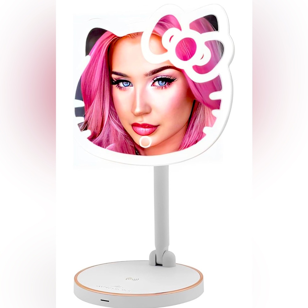 Impressions Vanity Hello Kitty Tabletop Mount LED Rechargeable Mirror